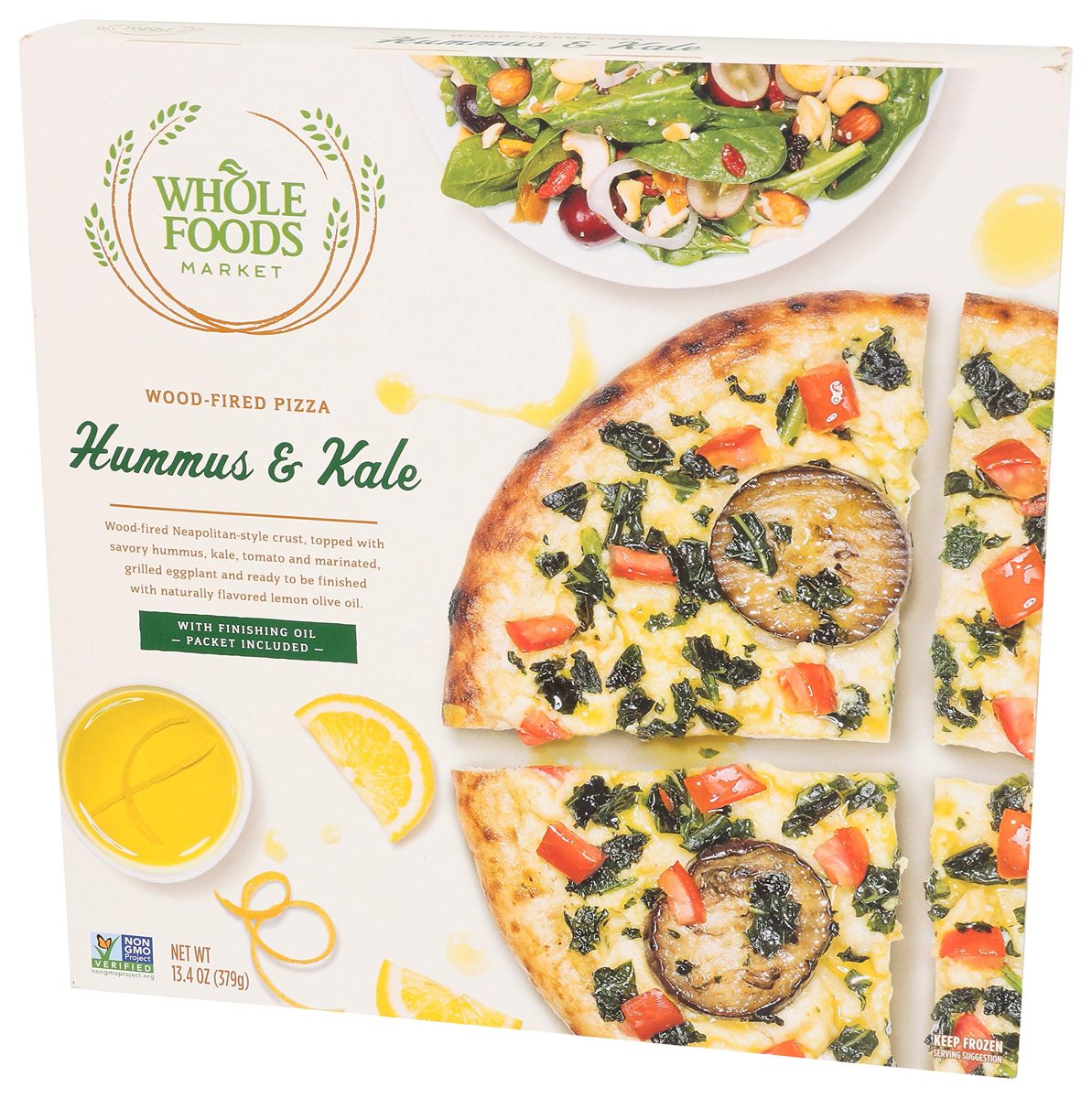 WHOLE FOODS MARKET Hummus & Kale Pizza, 13.4 OZ