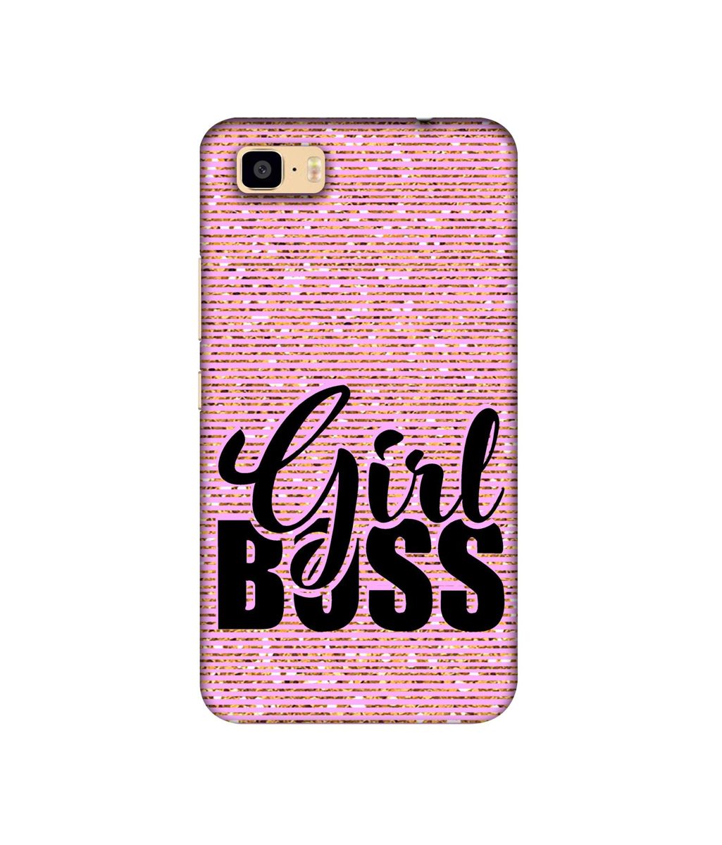 Amazon Brand - Solimo Designer Girl Boss On Pink Sparkle 3D Printed Hard Back Case Mobile Cover for Asus Zenfone 3S Max