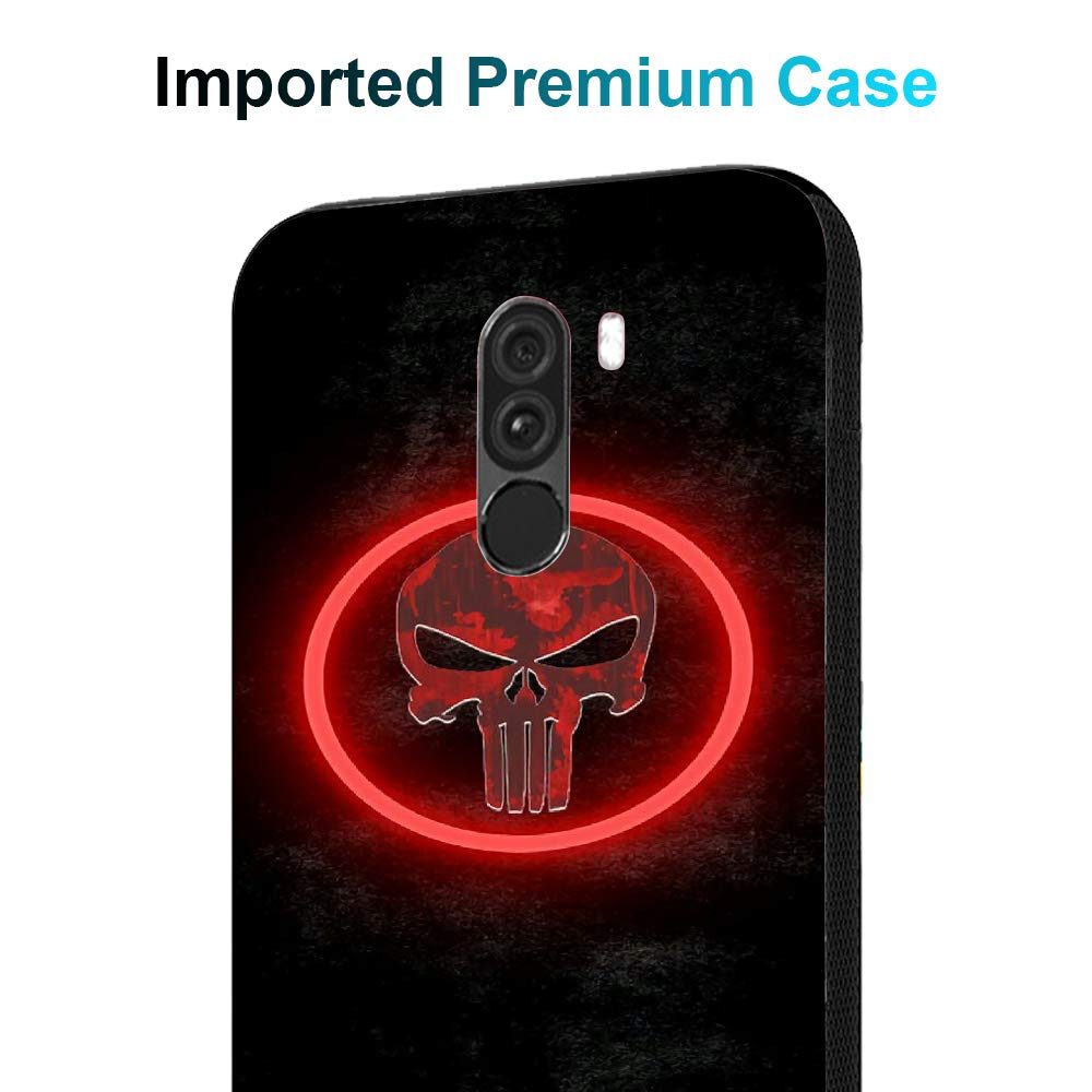 Amazon Brand - Solimo Designer Skull Printed Hard Back Case Mobile Cover for Poco F1 (D1187)