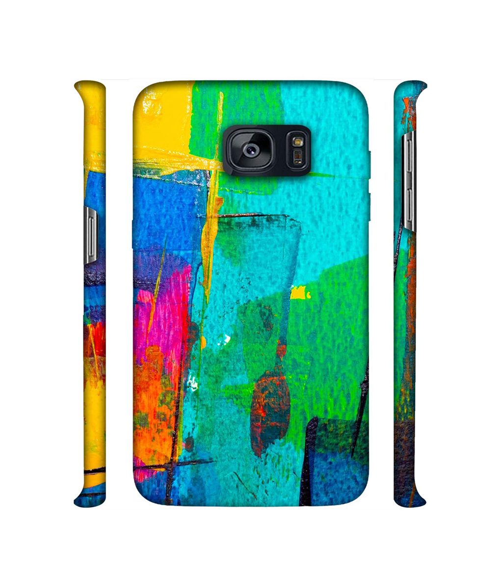 Amazon Brand - Solimo Designer Color Stokes 3D Printed Hard Back Case Mobile Cover for Samsung Galaxy S7 Edge