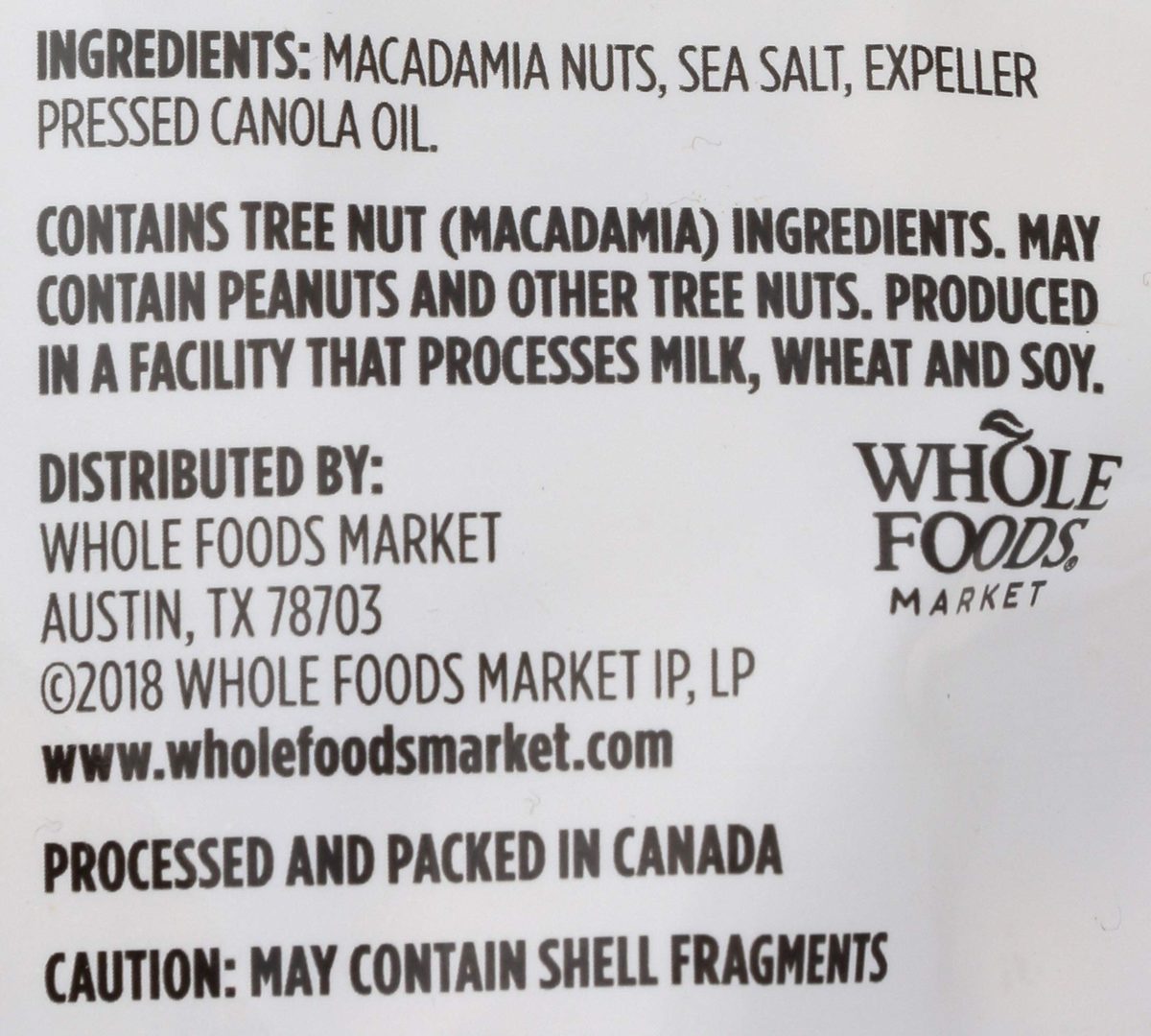 365 EVERYDAY VALUE Roasted And Salted Macadamia Nuts, 8 OZ
