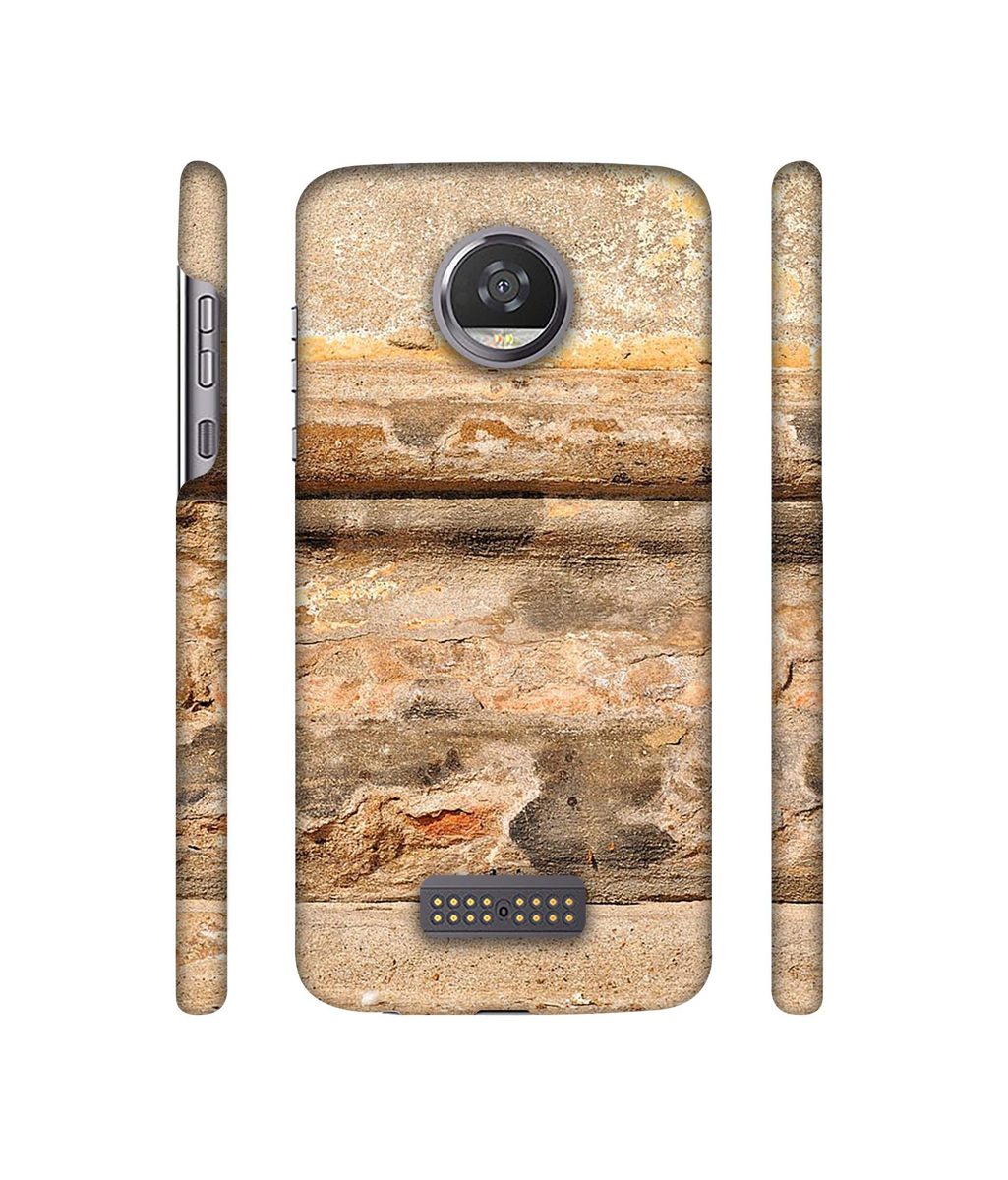 Amazon Brand - Solimo Designer Rushed Marble 3D Printed Hard Back Case Mobile Cover for Moto Z2 Play