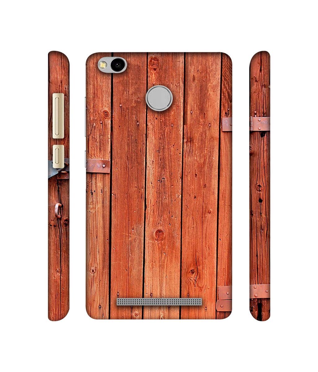 Amazon Brand - Solimo Designer Wooden Door 3D Printed Hard Back Case Mobile Cover for Xiaomi Redmi 3S Prime