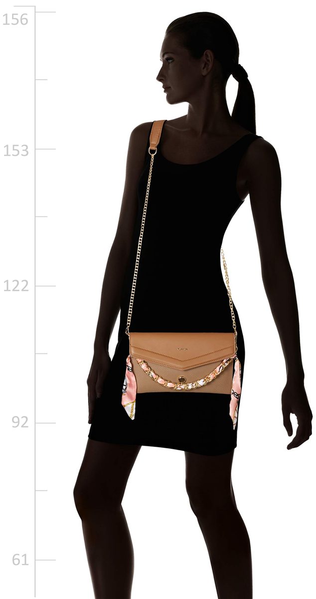 Flavia Women's Clutch (Kahki)