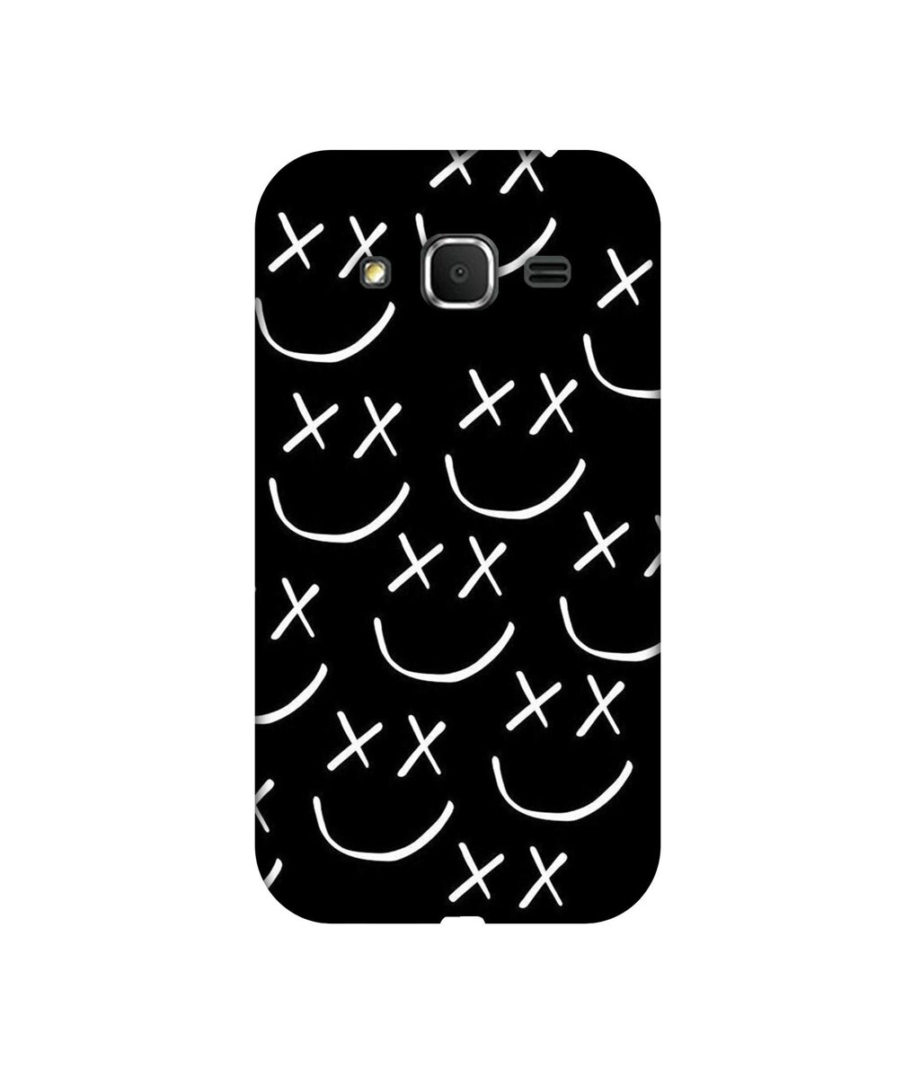 Amazon Brand - Solimo Designer Cross Texture 3D Printed Hard Back Case Mobile Cover for Samsung Galaxy Core Prime