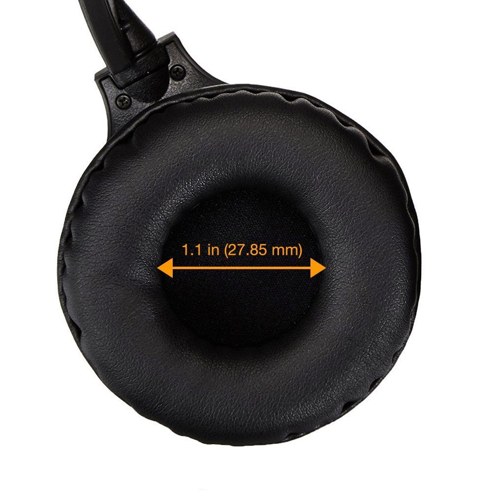 AmazonBasics Lightweight On-Ear Headphones - Black
