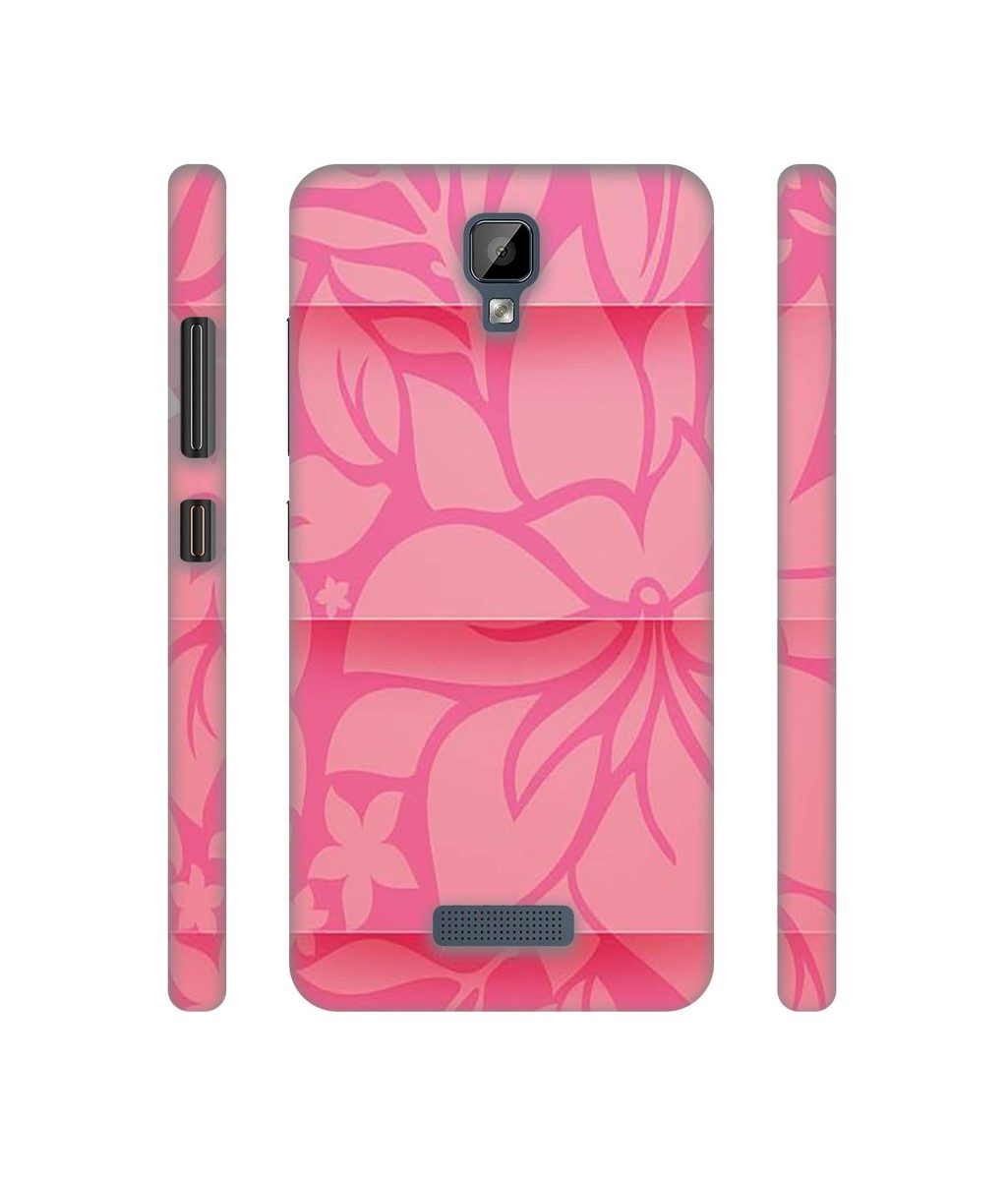 Amazon Brand - Solimo Designer Pink Flower Banch Print On Cloth 3D Printed Hard Back Case Mobile Cover for Gionee P7 Max