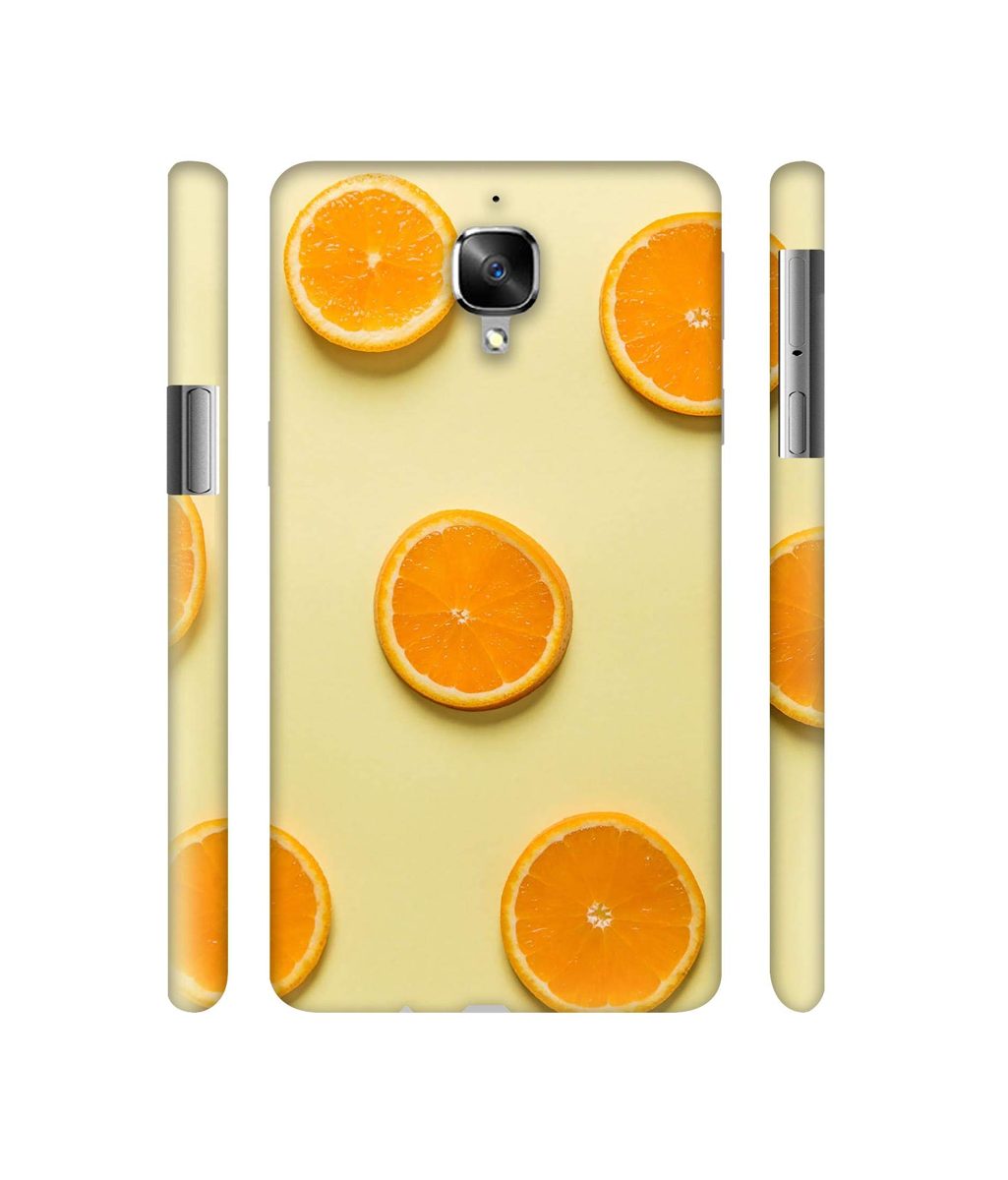 Amazon Brand - Solimo Designer Orange Texture 3D Printed Hard Back Case Mobile Cover for OnePlus 3 / OnePlus 3T