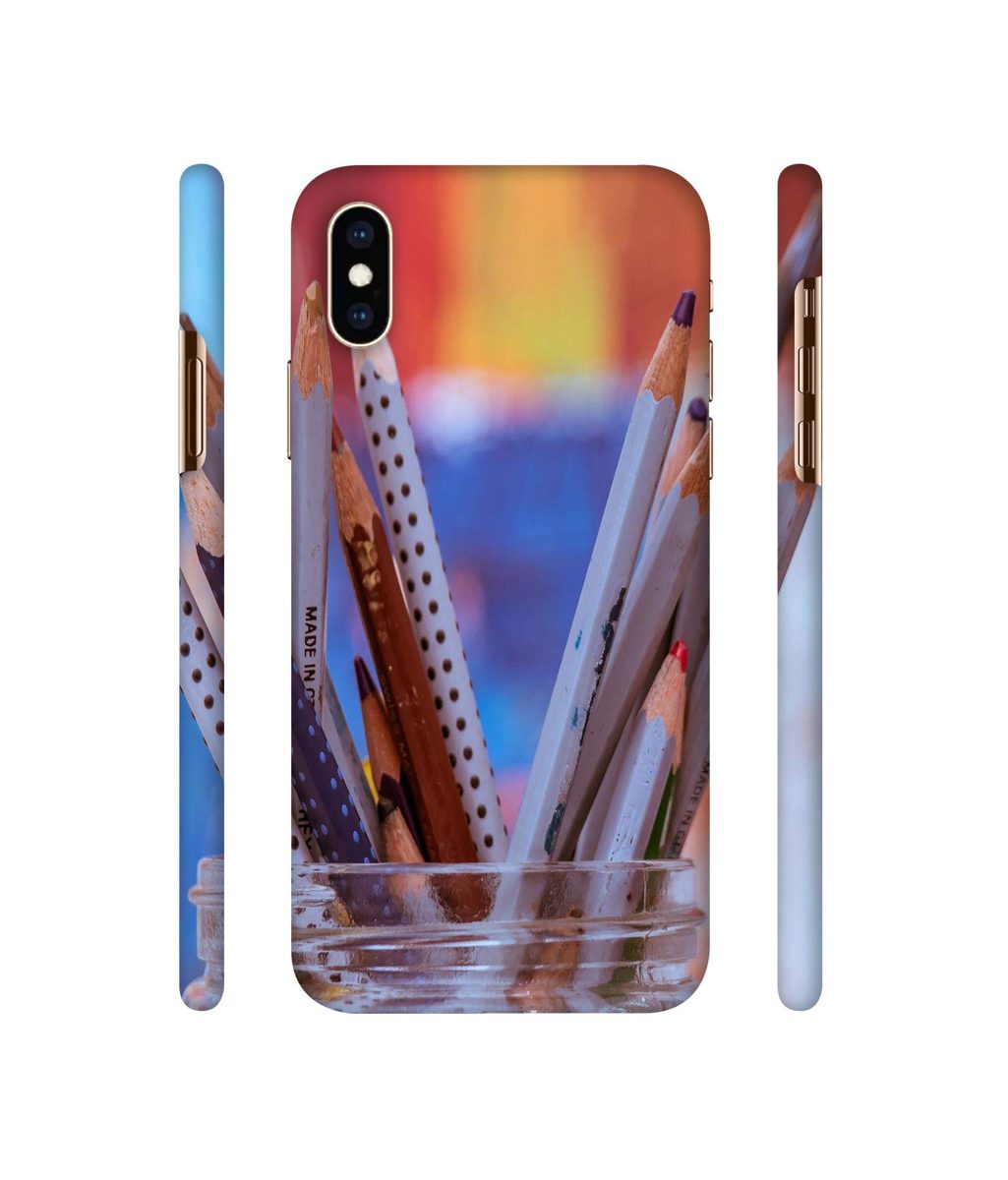Amazon Brand - Solimo Designer Pencile 3D Printed Hard Back Case Mobile Cover for Apple iPhone Xs Max