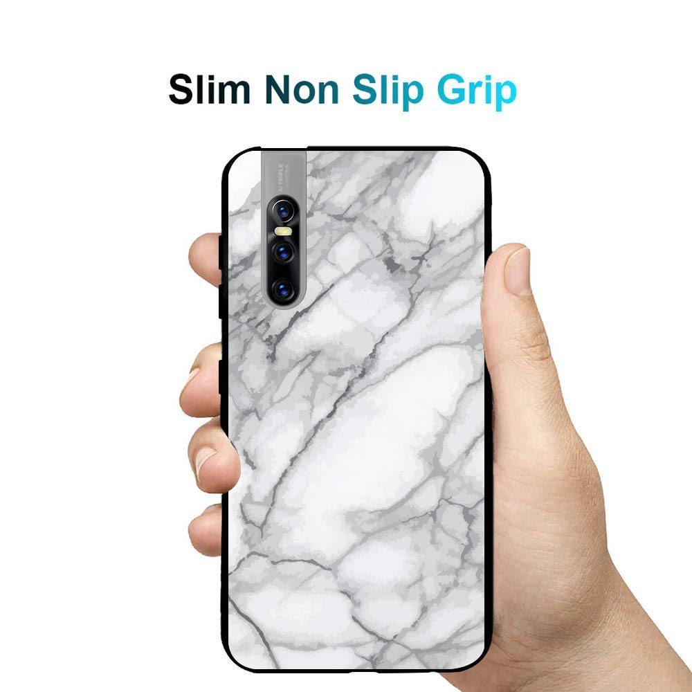 Amazon Brand - Solimo Designer Marble Printed Hard Back Case Mobile Cover forVivo V15 Pro (D223)