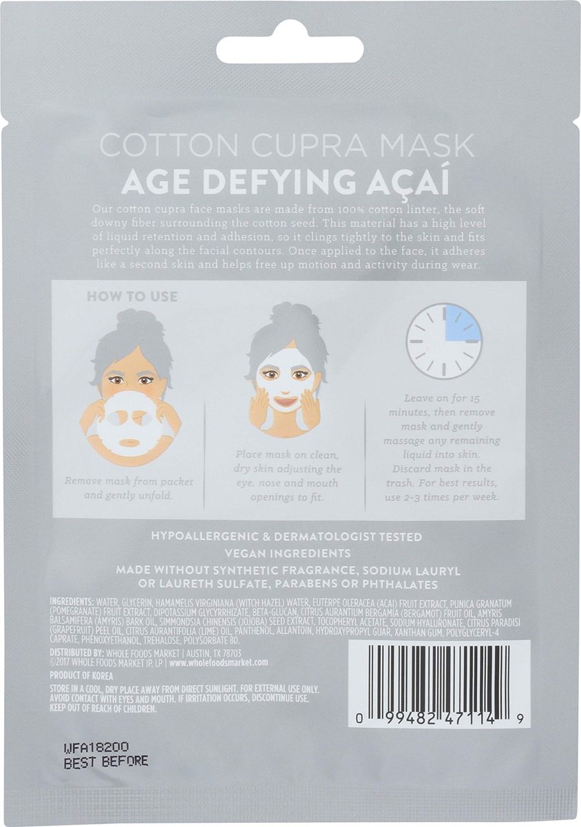 Whole Foods Market Facial Mask Combo Pack, 5 Count