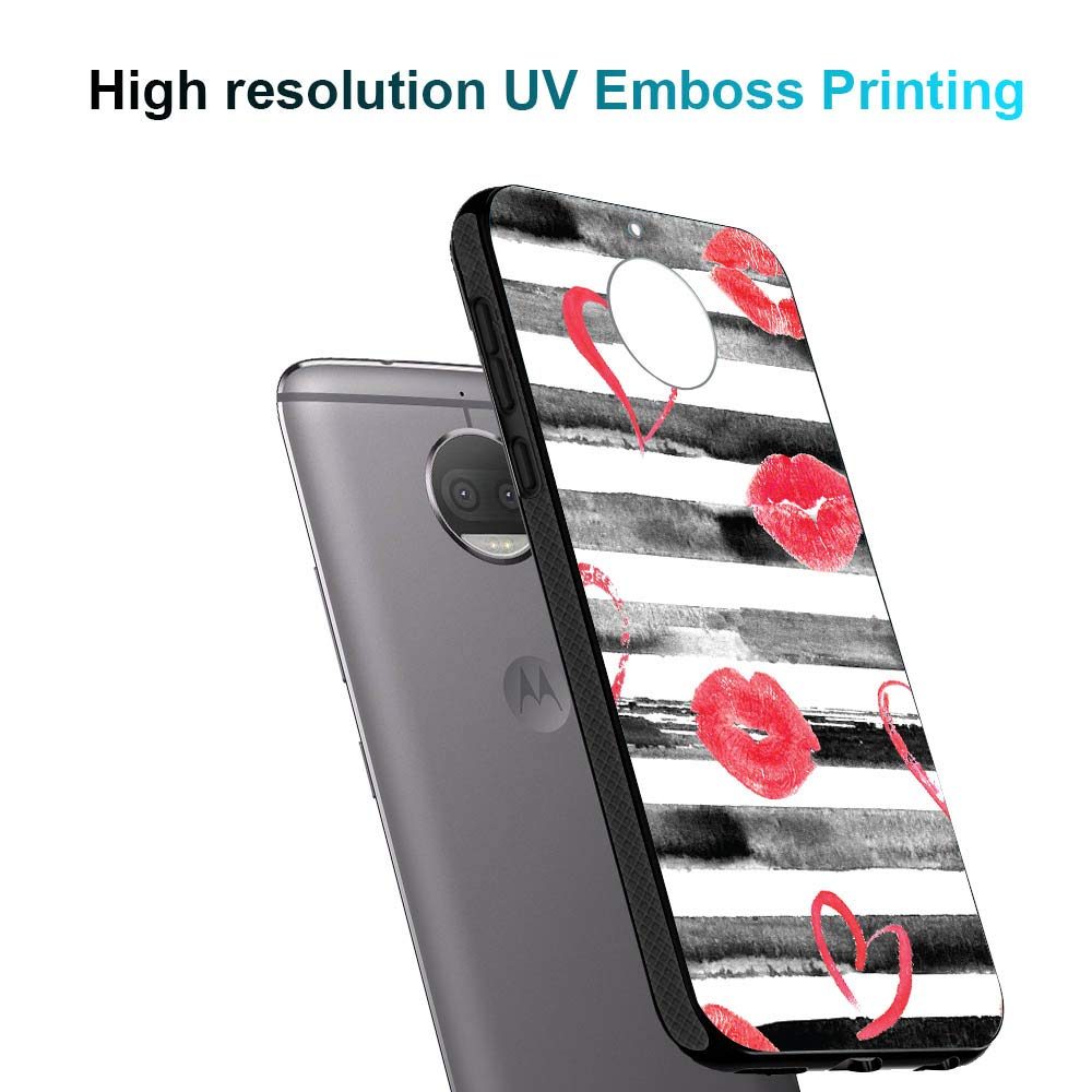 Amazon Brand - Solimo Designer Hearts Printed Hard Back Case Mobile Cover for Moto G5S Plus (D321)