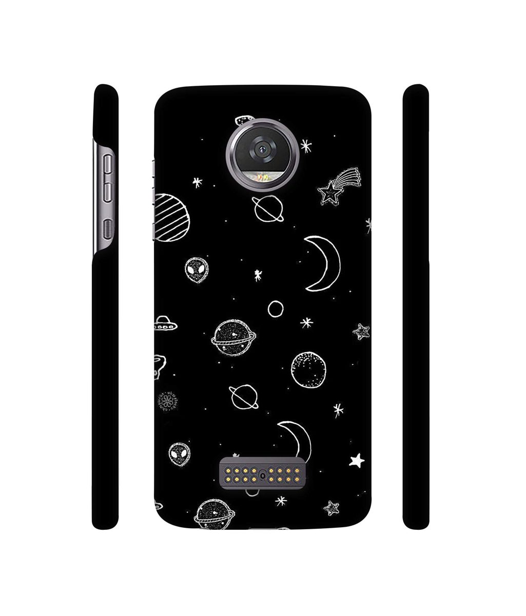 Amazon Brand - Solimo Designer Solar System 3D Printed Hard Back Case Mobile Cover for Moto Z2 Play