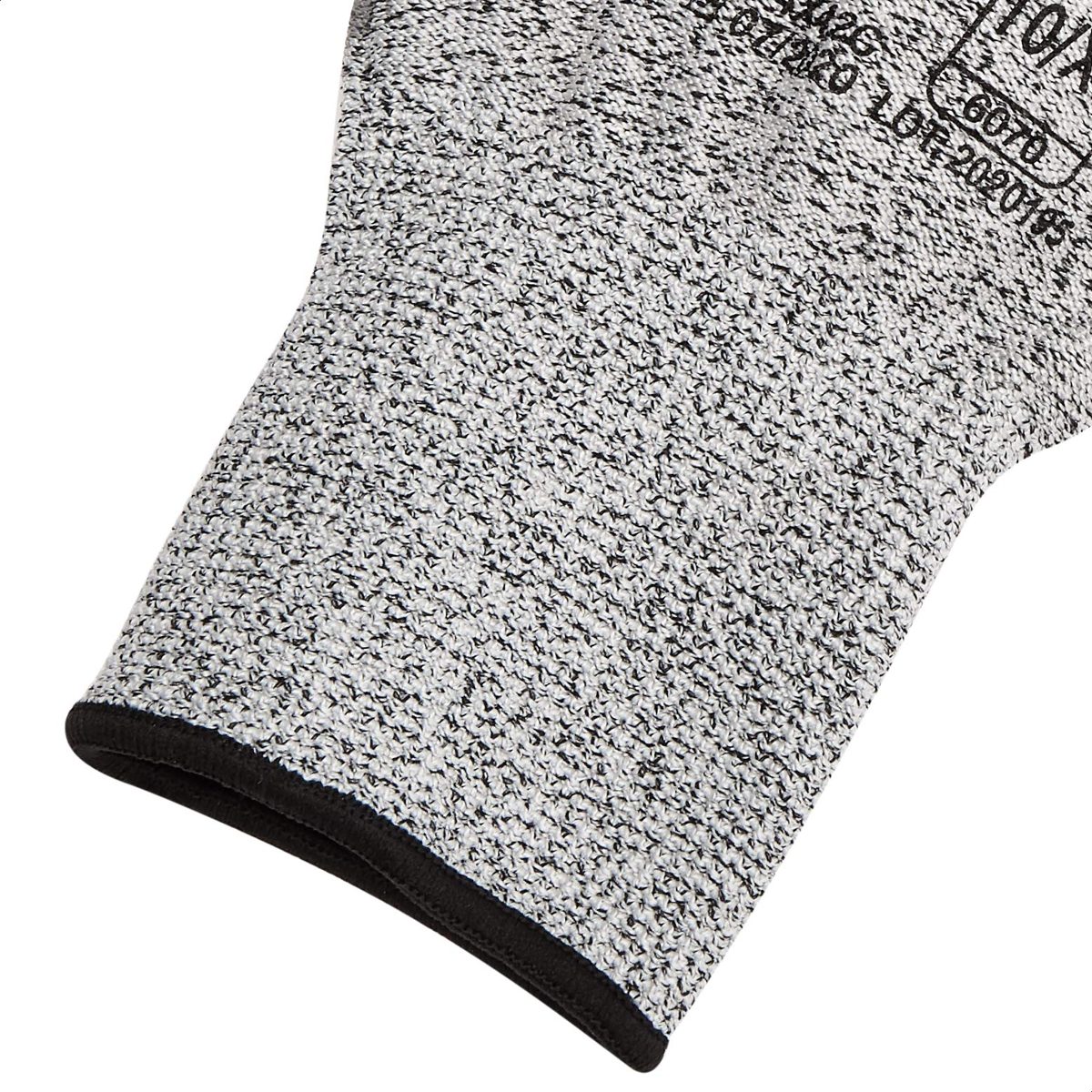 AmazonBasics Cut-Resistant Work Gloves, Cut Level A2, Polyurethane Coated Gloves, Touch Screen, Salt and Pepper, Size 10, XL