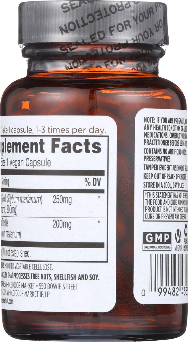 Whole Foods Market, Milk Thistle, 60 ct