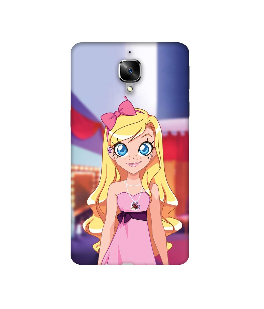 Amazon Brand - Solimo Designer Small Princess Vector 3D Printed Hard Back Case Mobile Cover for OnePlus 3 / OnePlus 3T