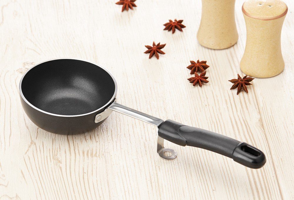 Amazon Brand - Solimo Non-Stick Tadka Pan, 11cm/300