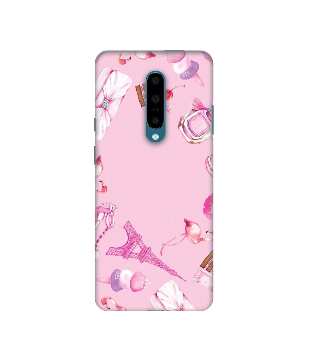 Amazon Brand - Solimo Designer Ladies Accessories 3D Printed Hard Back Case Mobile Cover for OnePlus 7