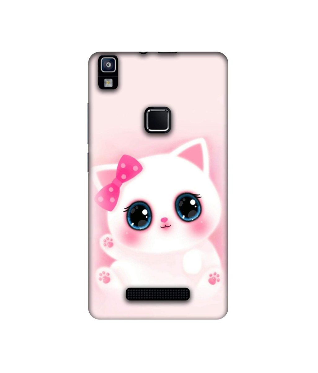 Amazon Brand - Solimo Designer Babby Kitty UV Printed Soft Back Case Mobile Cover for Lava Z80