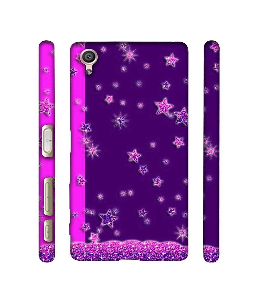 Amazon Brand - Solimo Designer Sparkling Stars 3D Printed Hard Back Case Mobile Cover for Sony Xperia X