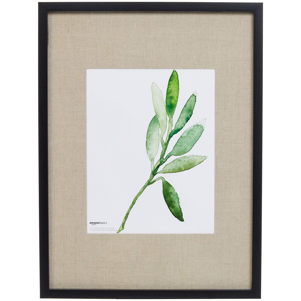 AmazonBasics Gallery Wall Frame  - 17x23 for 11x14 Display, Black