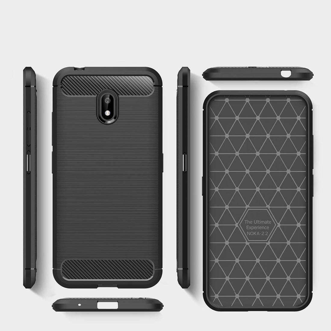 Amazon Brand - Solimo Protective Mobile Cover (Soft & Flexible Back Case) for Mi Redmi 8A (Black)