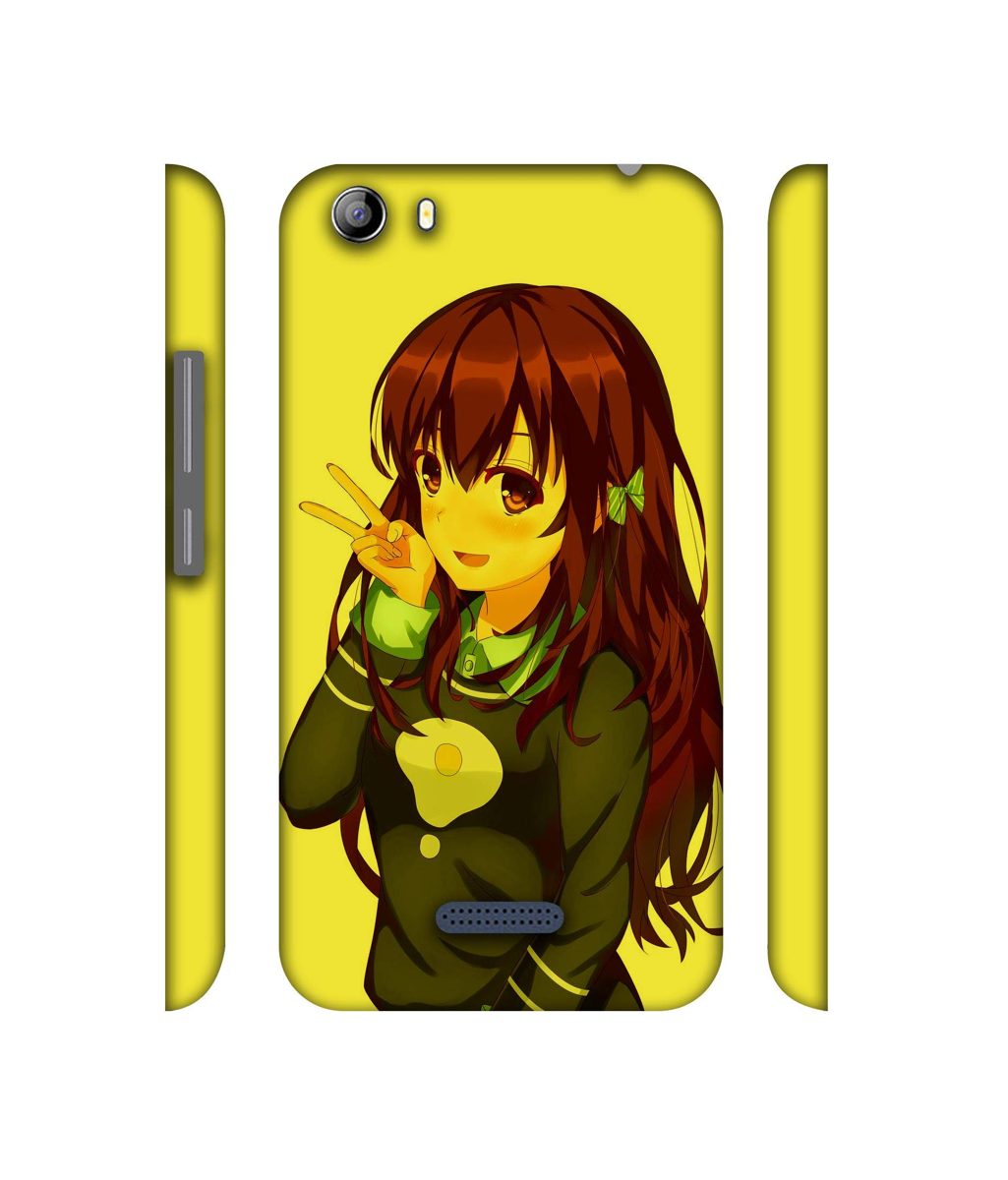 Amazon Brand - Solimo Designer DJ Girl Vector 3D Printed Hard Back Case Mobile Cover for Micromax Canvas 5 E481