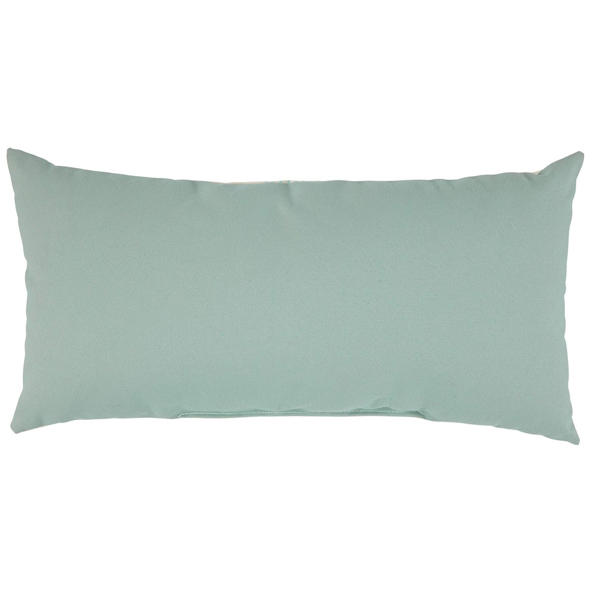 Amazon Brand – Stone & Beam Casual Outdoor Stripe Throw Pillow - 24 x 12 Inch, Teal