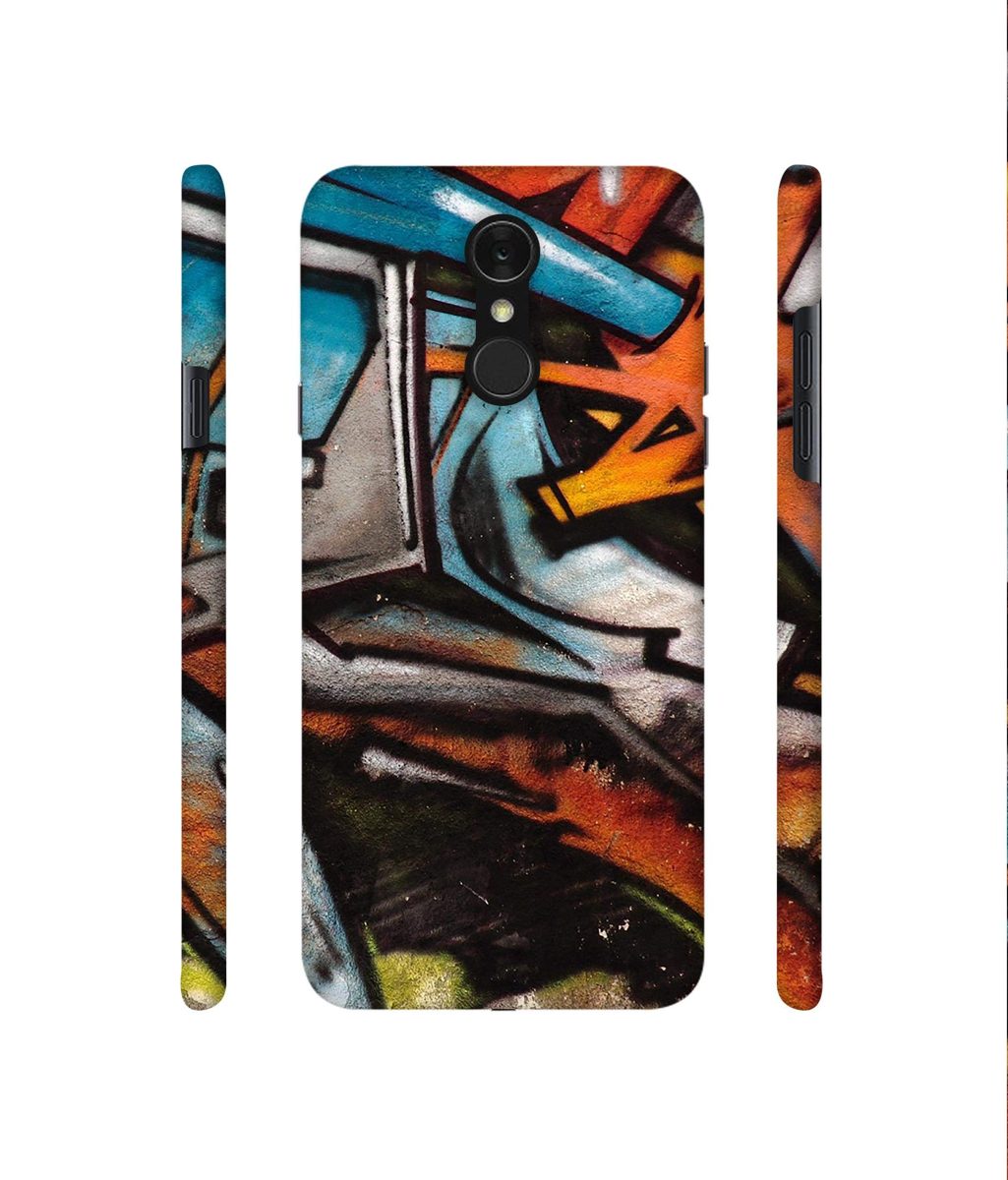 Amazon Brand - Solimo Designer Painting Texture 3D Printed Hard Back Case Mobile Cover for LG Q7