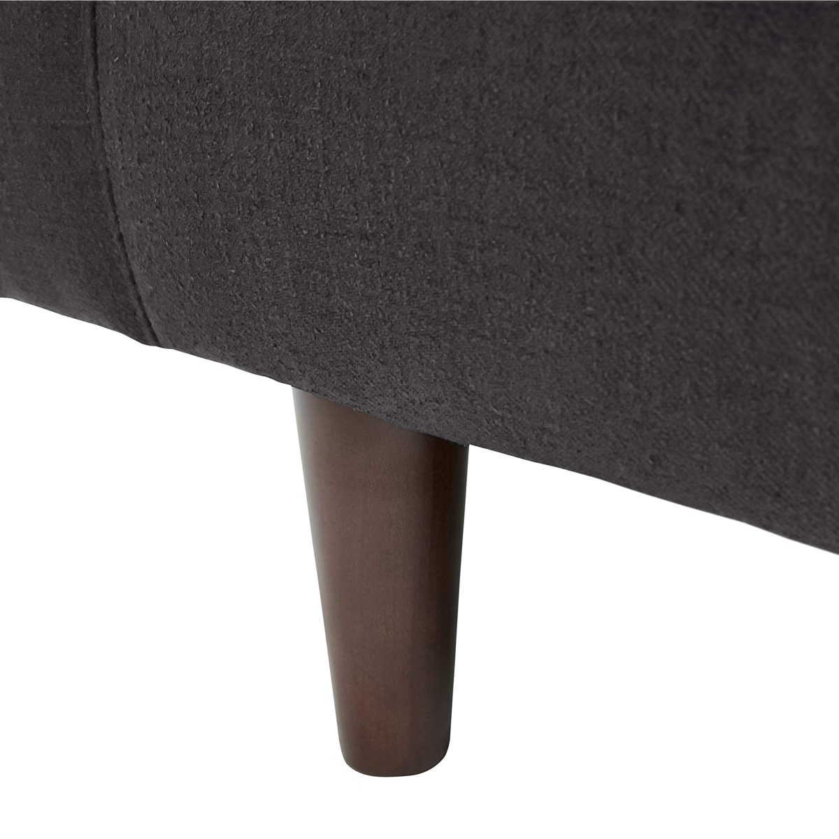 Rivet Revolve Modern Upholstered Sofa Bed, 70"W, Storm Grey