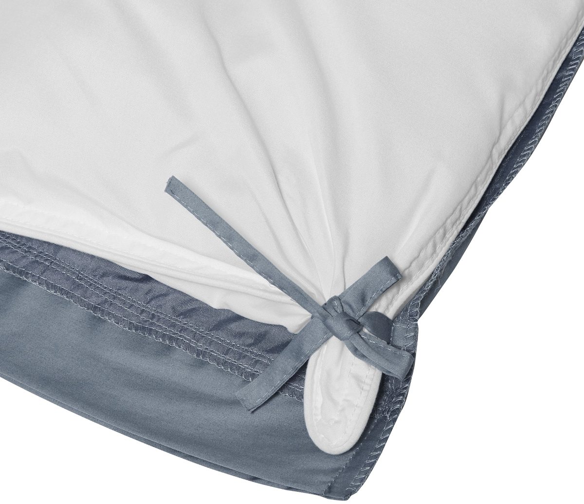 AmazonBasics Pinzon pinch pleat duvet cover set-155x200cm/50x80cmx2, Pewter