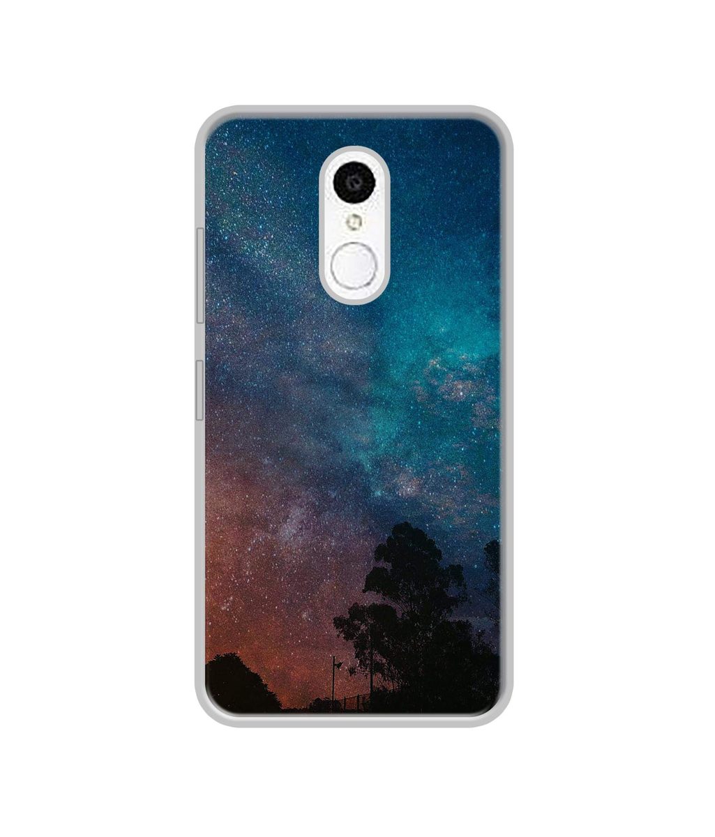 Amazon Brand - Solimo Designer Sky Photography UV Printed Soft Back Case Mobile Cover for Spice V801
