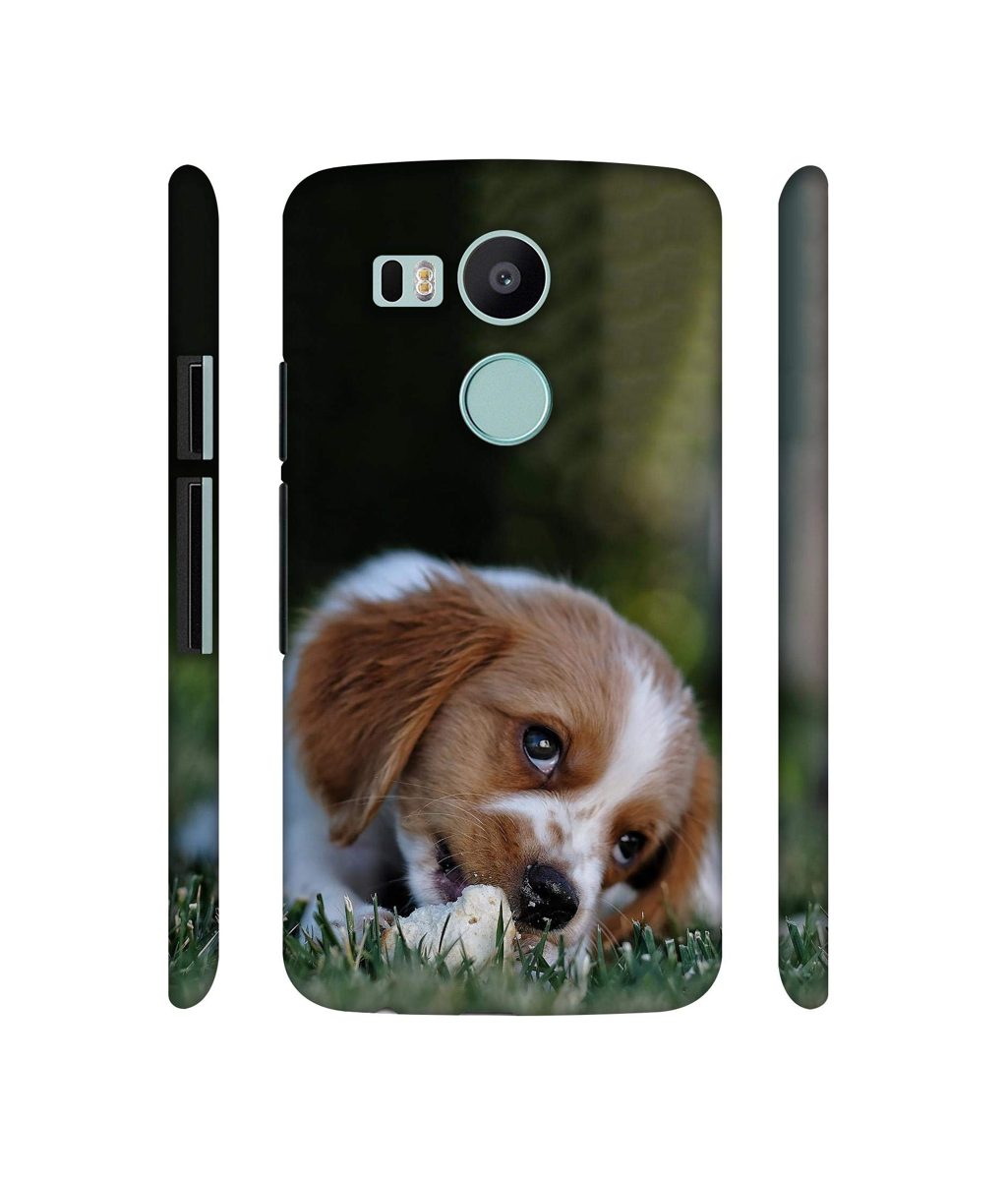 Amazon Brand - Solimo Designer Cute Puppy 3D Printed Hard Back Case Mobile Cover for LG Nexus 5X