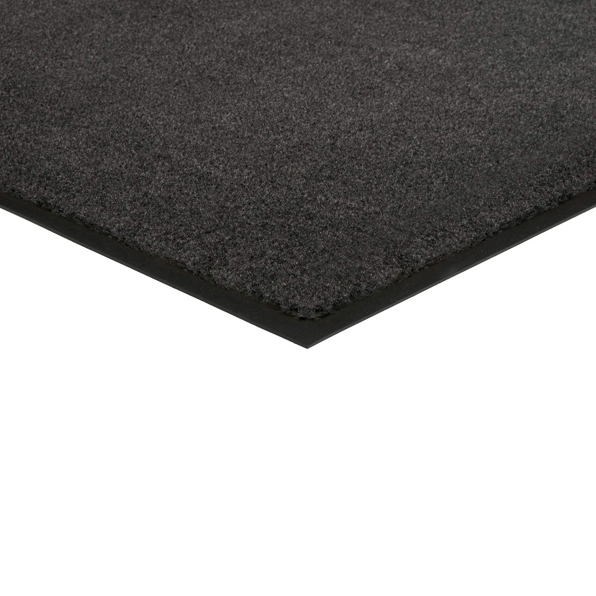 AmazonBasics Cut-Pile Polypropylene Commercial Carpet Vinyl-Backed Mat 3x10 Charcoal