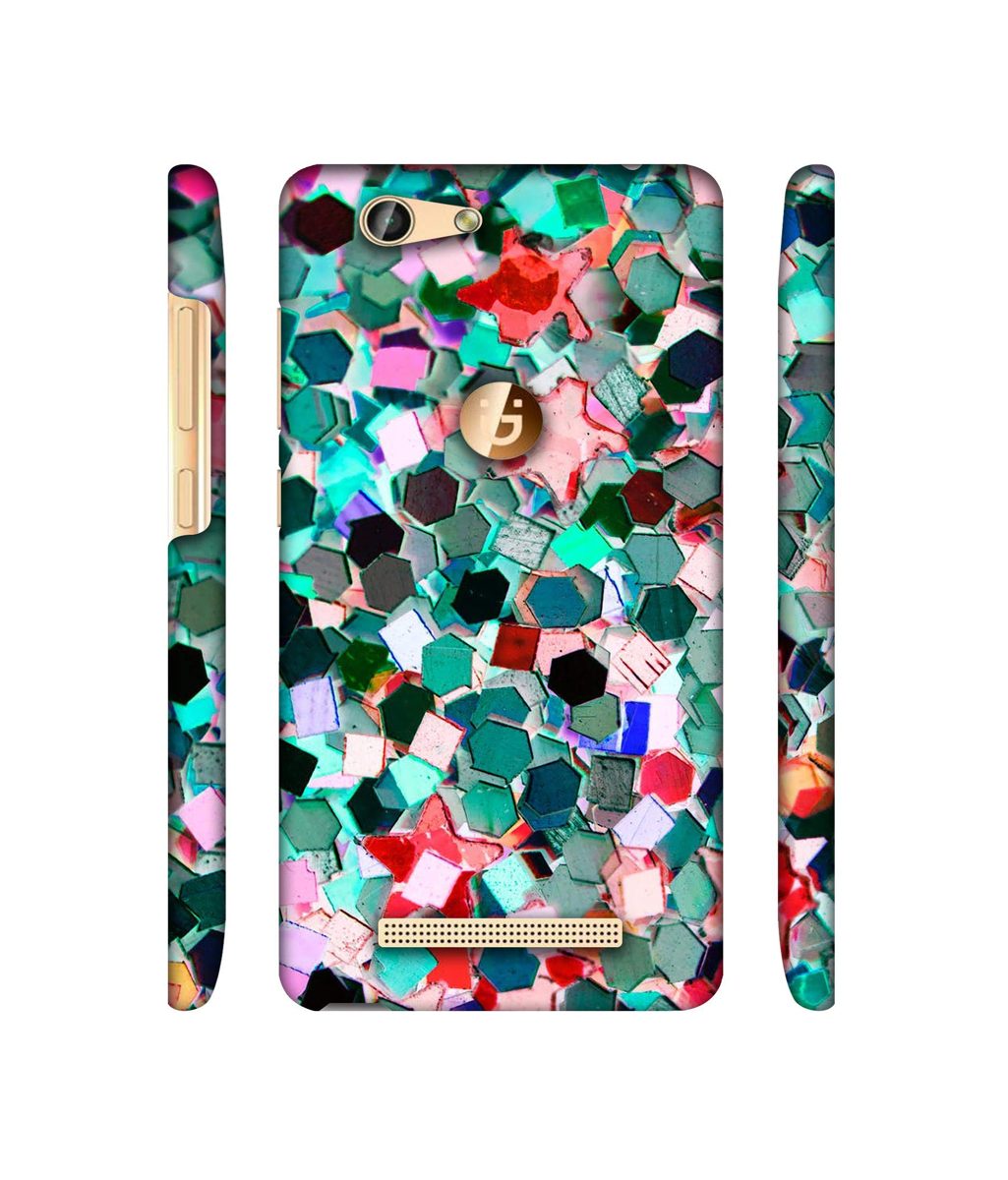 Amazon Brand - Solimo Designer Multicolor Stone 3D Printed Hard Back Case Mobile Cover for Gionee F103 Pro