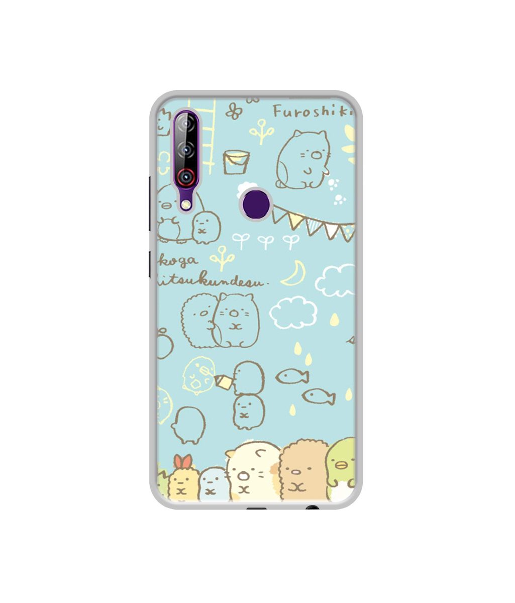 Amazon Brand - Solimo Designer Random UV Printed Soft Back Case Mobile Cover for LG W30 Pro