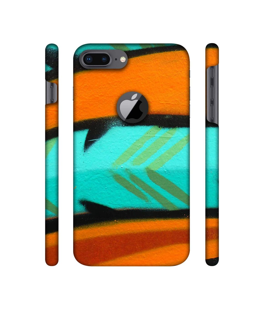 Amazon Brand - Solimo Designer Brush Art 3D Printed Hard Back Case Mobile Cover for Apple iPhone 8 Plus (with Logo Cut)
