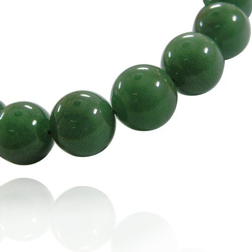 16mm Round Aventurine Bead Bracelet, 8"