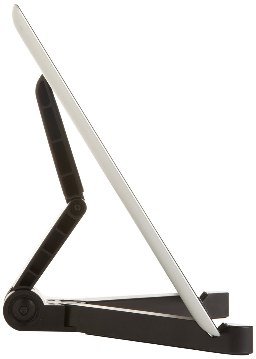 AmazonBasics Adjustable Tablet Holder Stand - Compatible with Apple iPad, Samsung Galaxy and Kindle Fire Tablets