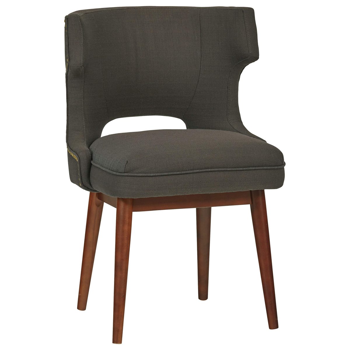 Amazon Brand – Stone & Beam Mid-Century Chair, 23.6"W, Charcoal
