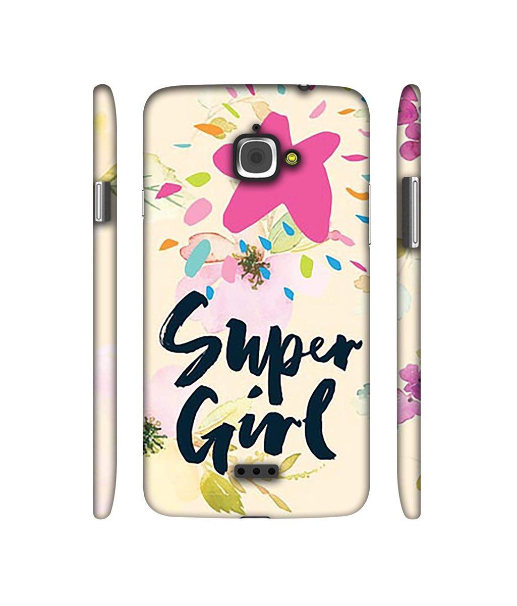 Amazon Brand - Solimo Designer Super Girl 3D Printed Hard Back Case Mobile Cover for InFocus M350