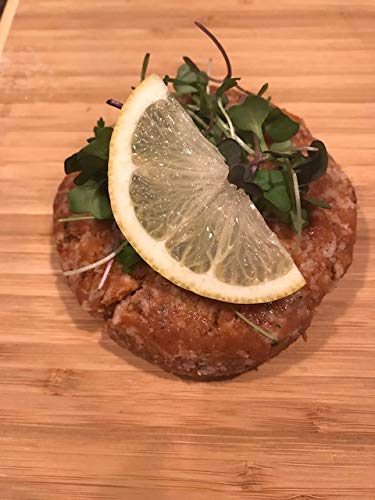 Garlic Parmesan Salmon Burger