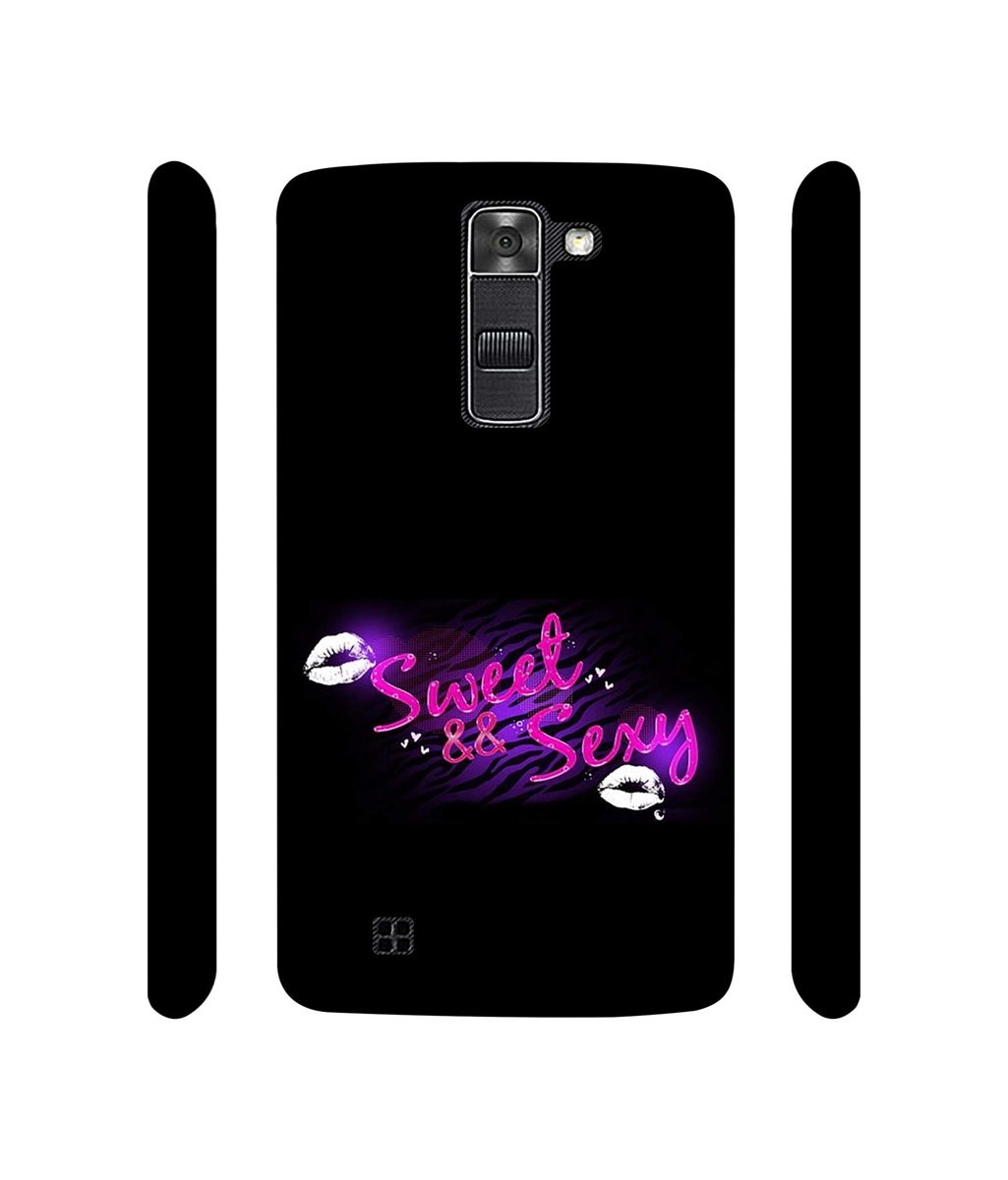 Amazon Brand - Solimo Designer Sweet and Sexy 3D Printed Hard Back Case Mobile Cover for LG K7