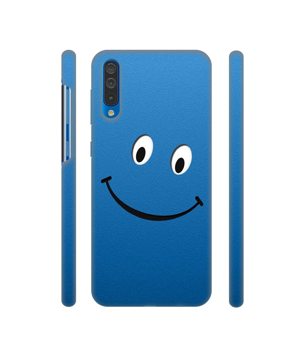 Amazon Brand - Solimo Designer Happy 3D Printed Hard Back Case Mobile Cover for Samsung Galaxy A50