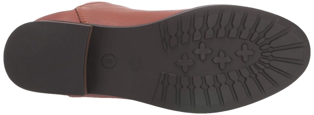Amazon Brand - 206 Collective Women's Voltan Leather Fashion Boot, Cognac, 10 B US