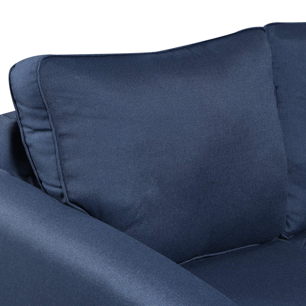 Amazon Brand – Stone & Beam Elizabeth Contemporary Loveseat Sofa, 65"W, Blue