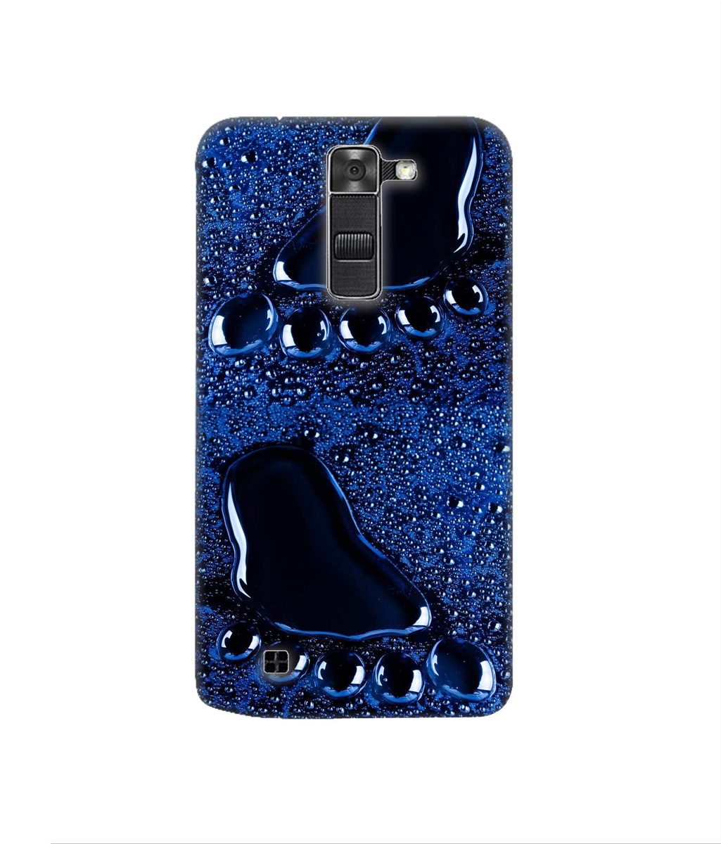 Amazon Brand - Solimo Designer Foot Impression 3D Printed Hard Back Case Mobile Cover for LG K7