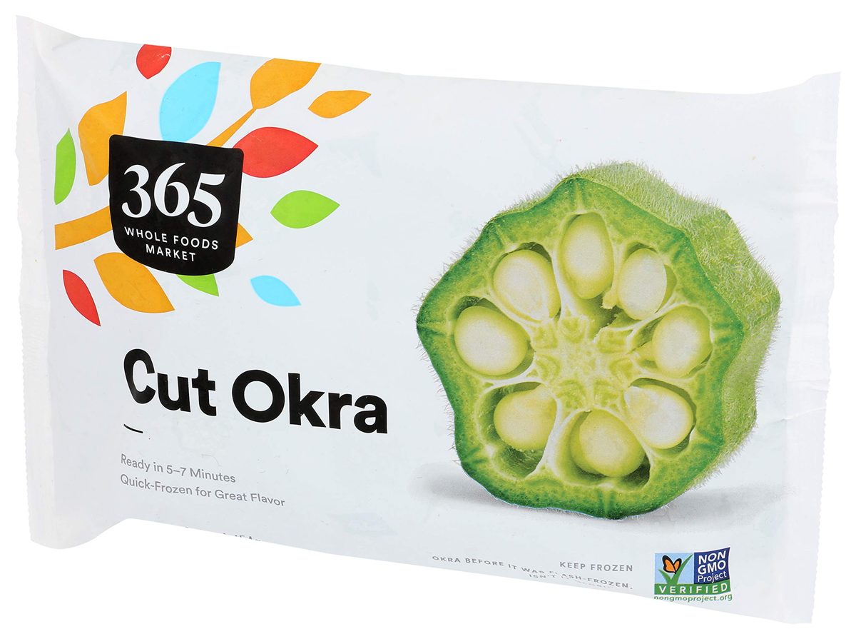 365 Everyday Value, Cut Okra, 16 oz, (Frozen)