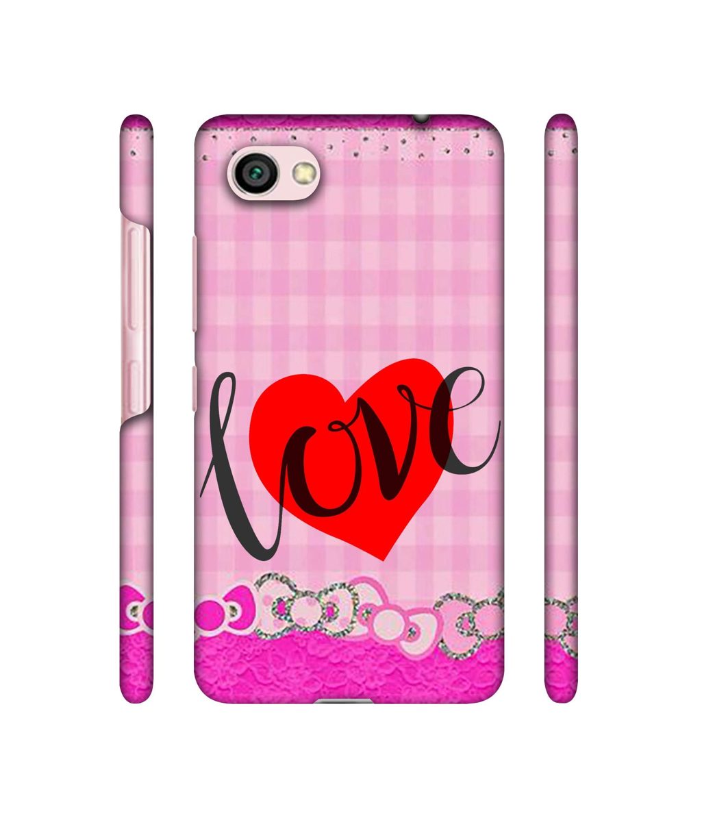 Amazon Brand - Solimo Designer Love Print On Cloth Pattern 3D Printed Hard Back Case Mobile Cover for Xiaomi Redmi Y1 Lite