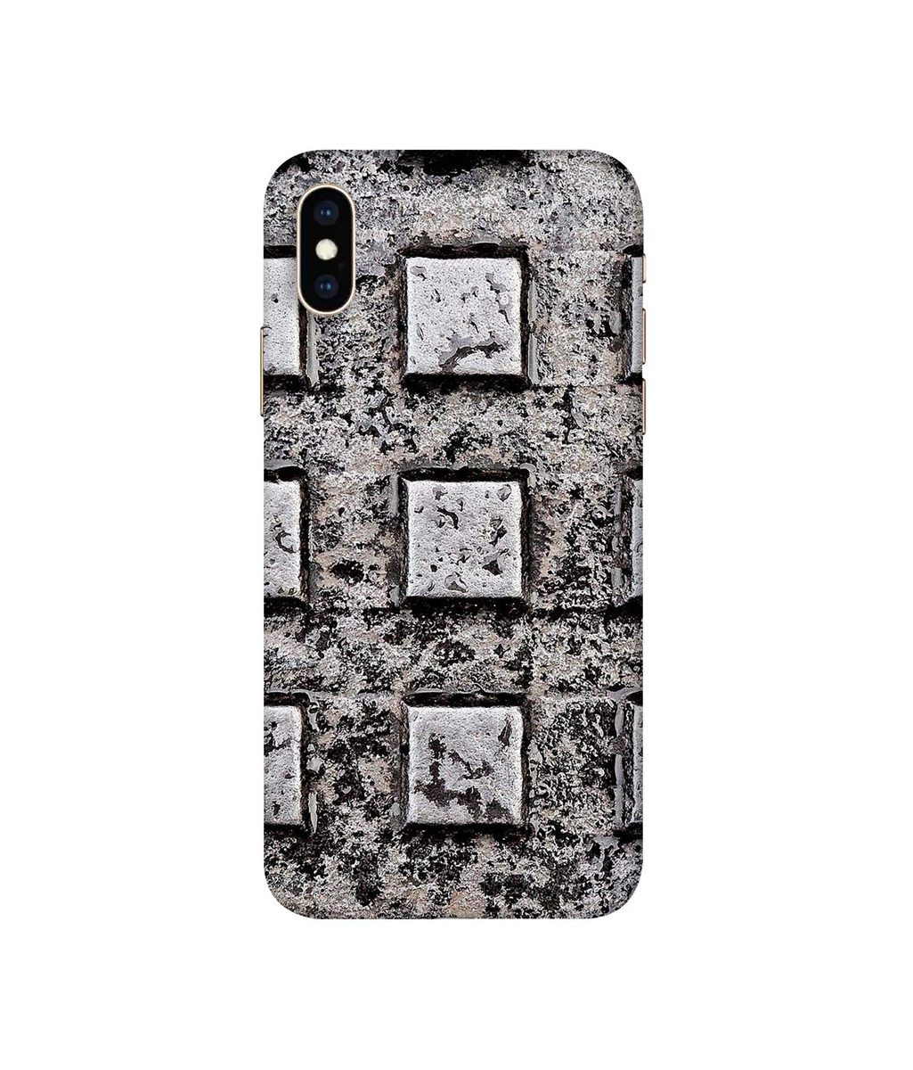 Amazon Brand - Solimo Designer Iron Impression 3D Printed Hard Back Case Mobile Cover for Apple iPhone Xs Max